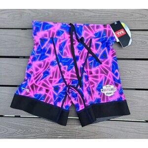 TYR Wodapalooza Miami Prismatic Mens 6.5 Jammer - Pink Purple Size 30